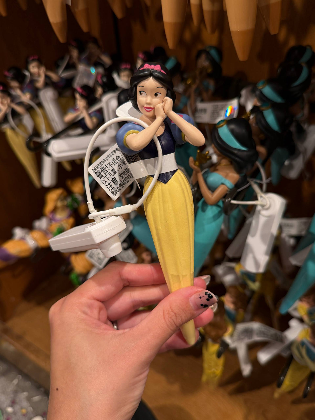 Lapicera Blanca Nieves Disney Shanghai