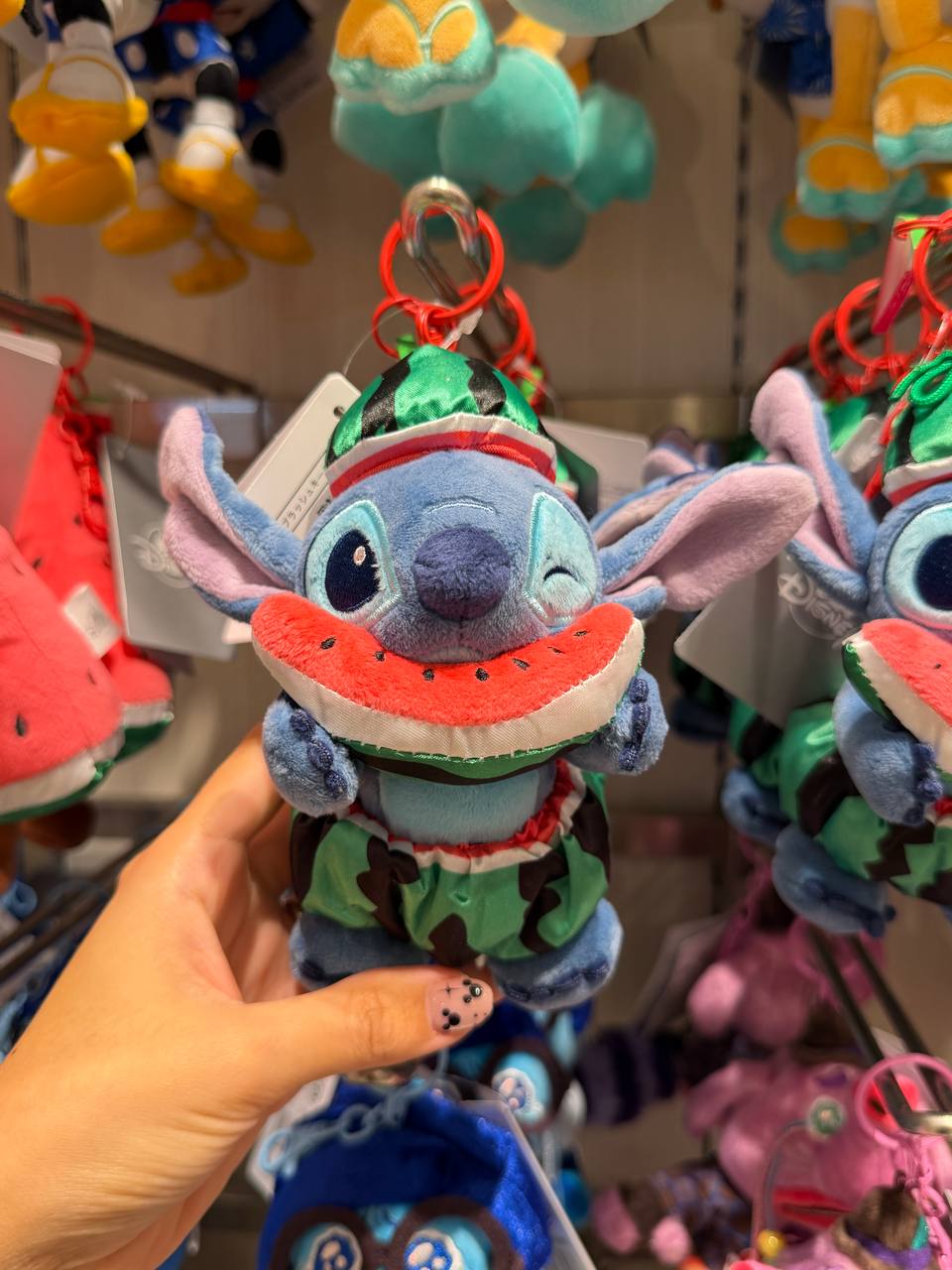 Llavero Peluche Stitch Sandía
