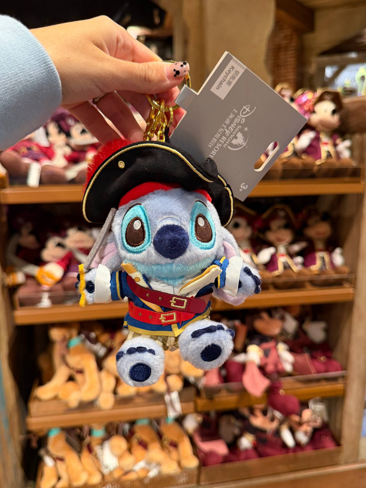 Llavero Stitch Pirata