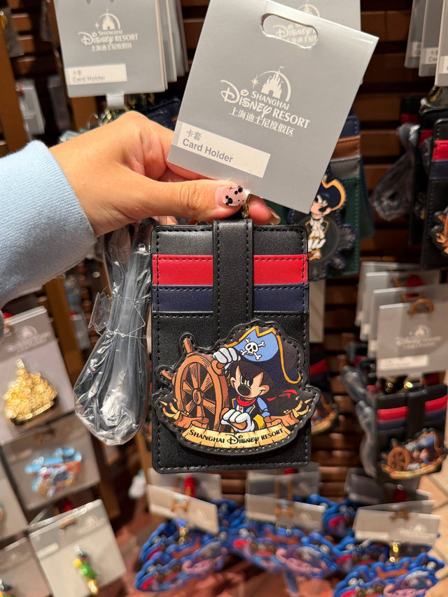 Tarjetero Mickey Pirata Disney