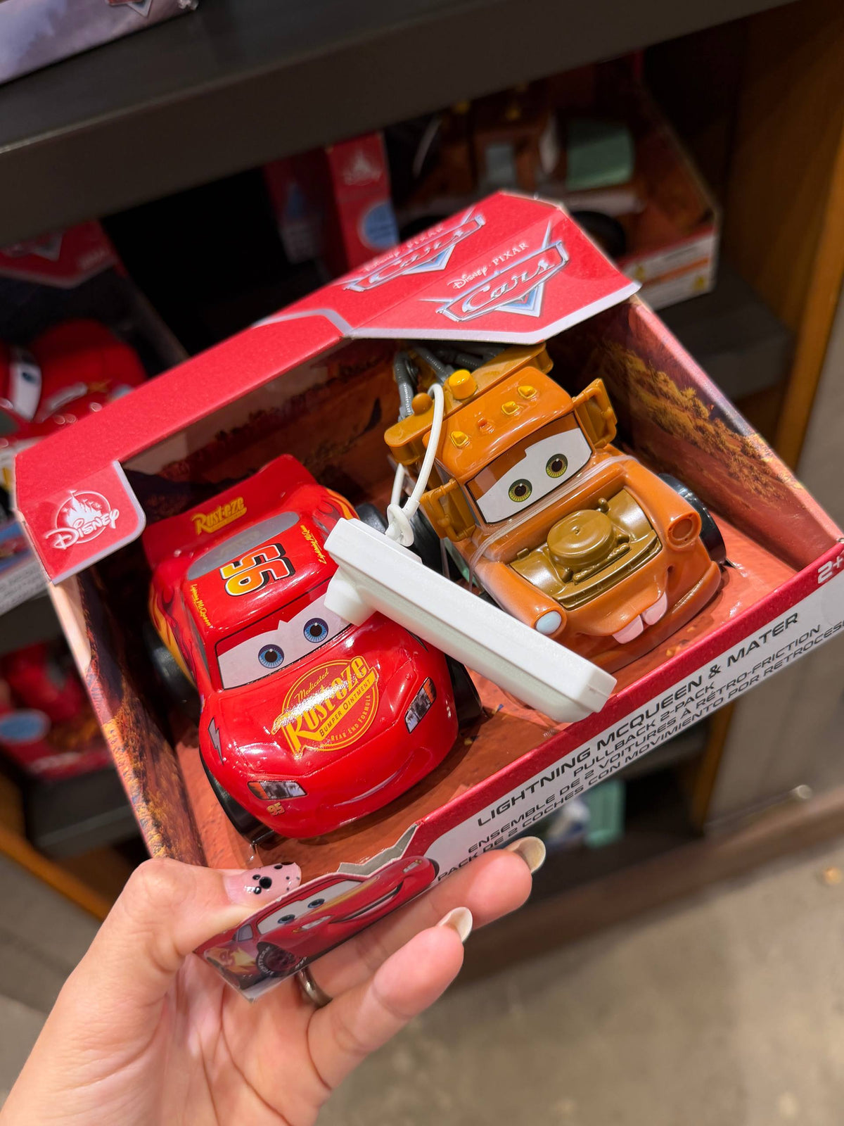 Juguete Cars Rayo McQueen y Mate en Pack