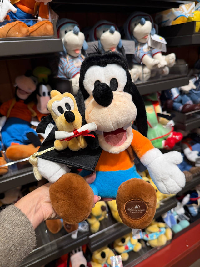 Peluche Goofy Graduado con Pluto