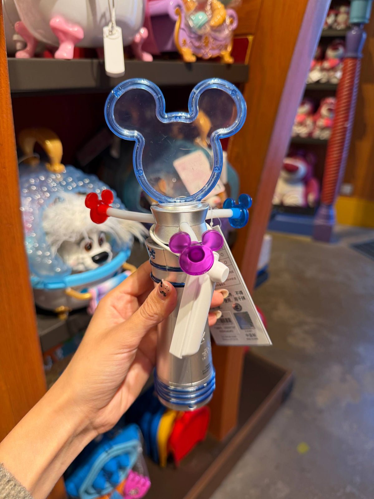 Glow Spinner Mickey Mouse con Detalles de Colores