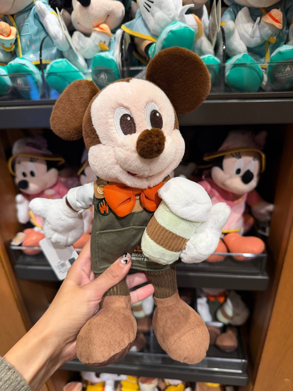 Peluche Mickey con Traje de Explorador