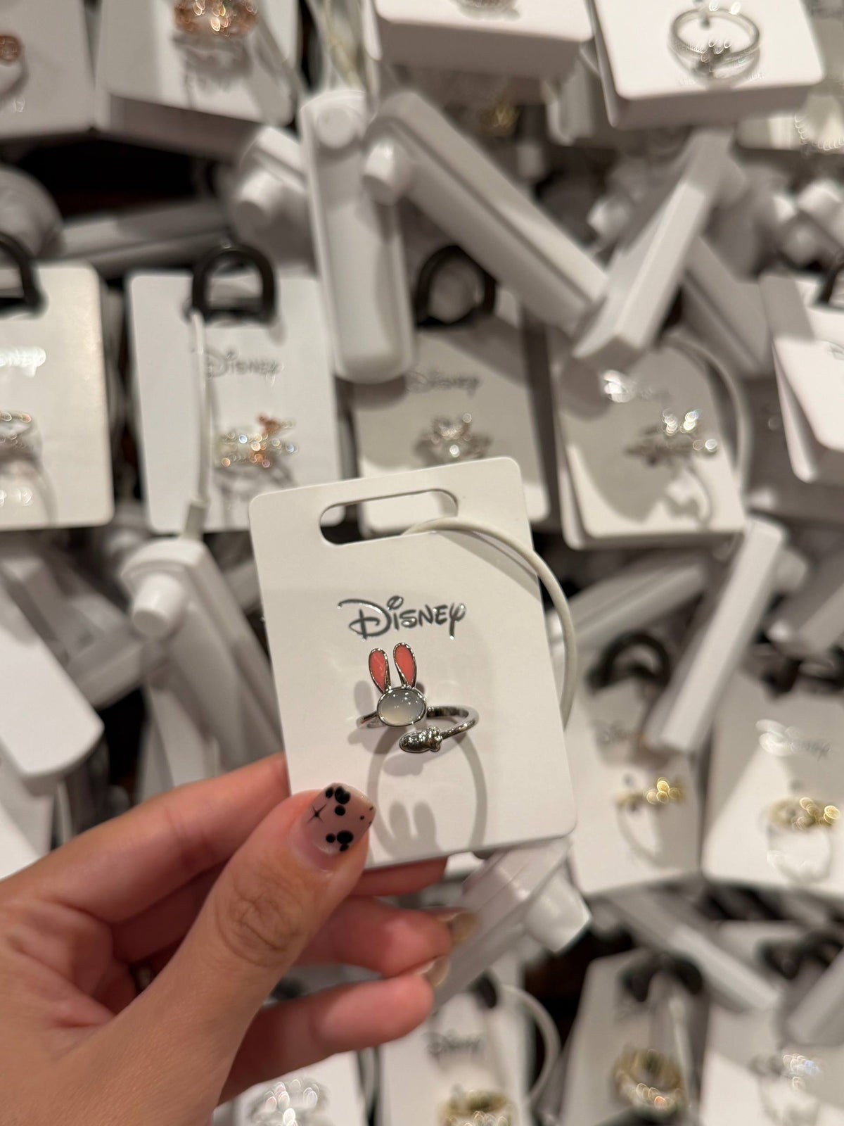 Anillo Disney Conejito con Orejas Rosadas Ajustable