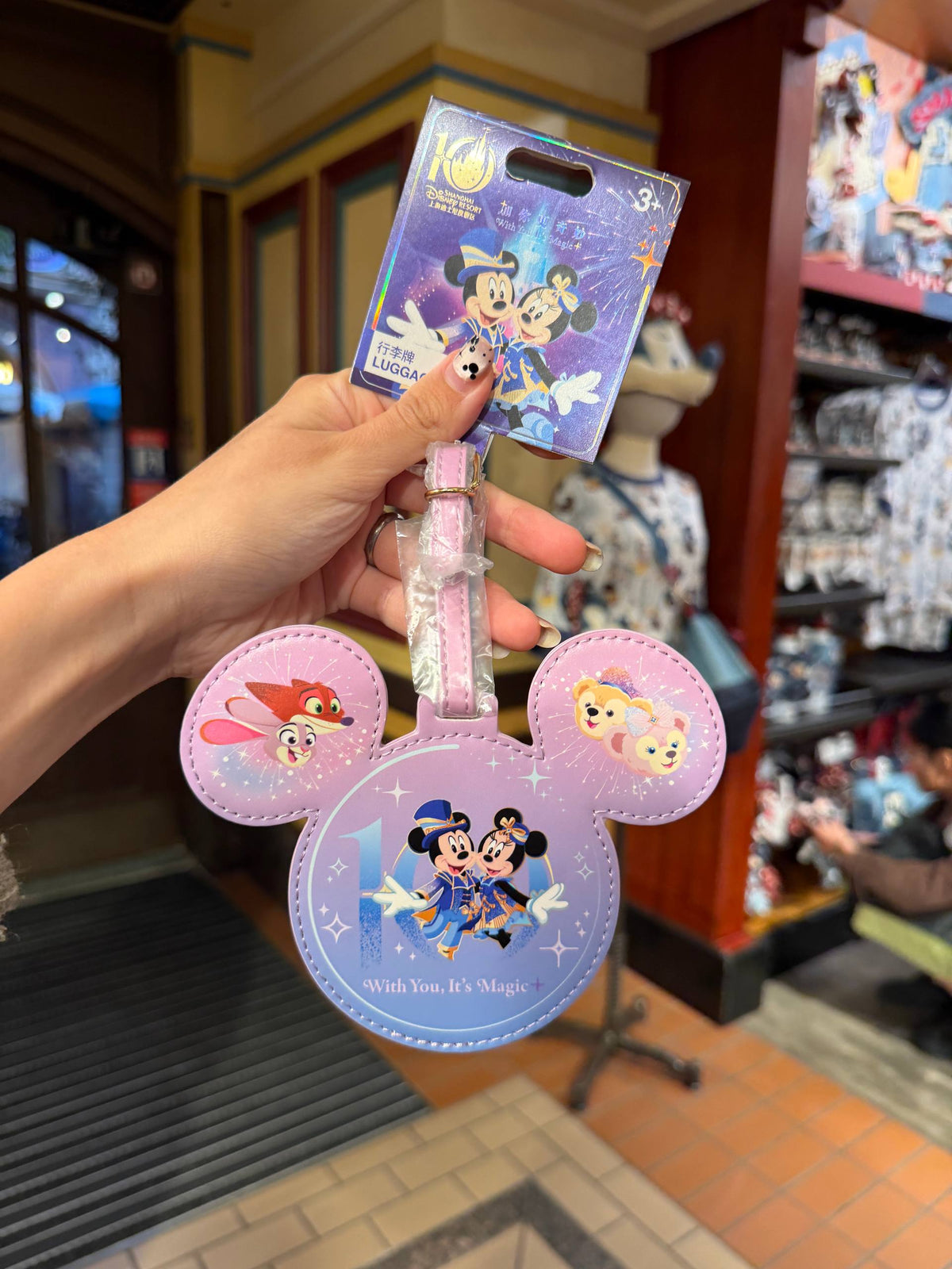 Identificador de Maleta Mickey y Minnie Disney