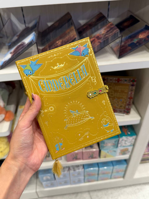 Libreta Cenicienta Dorada con Cierre