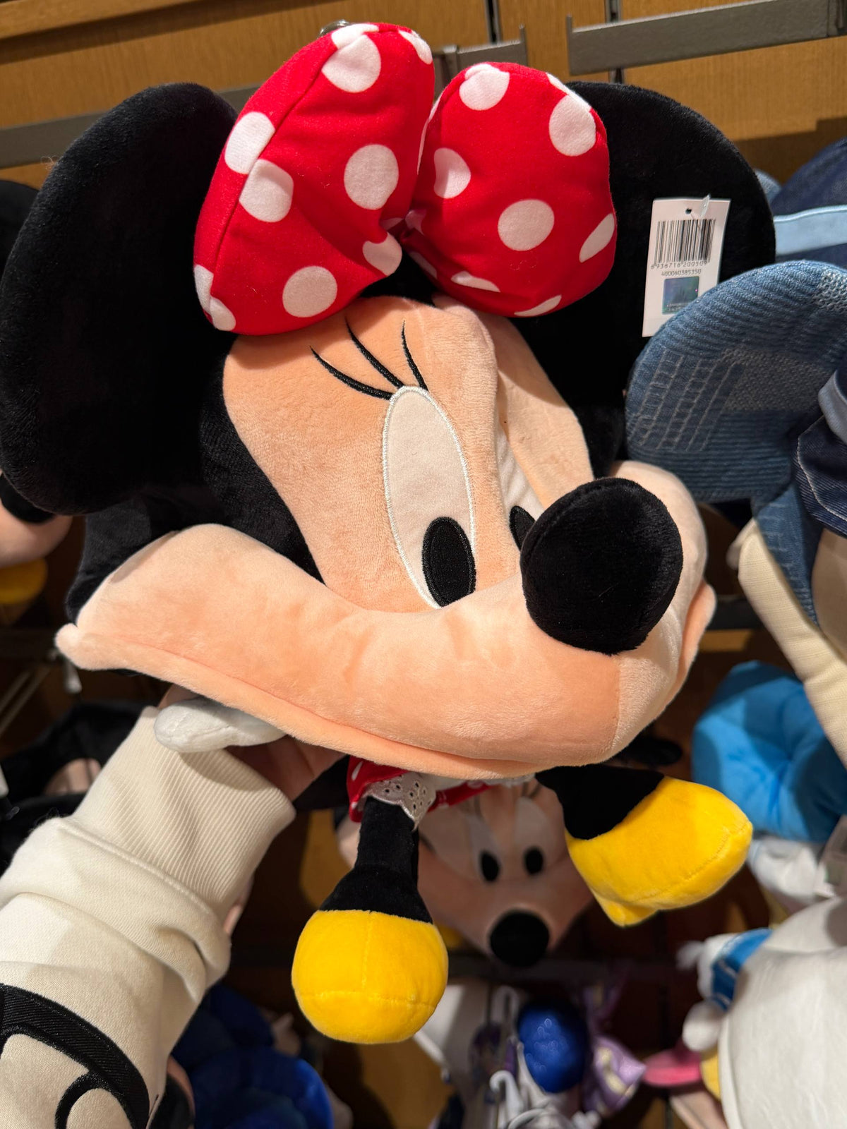 Gorro Minnie con Lazo Rojo de Lunares