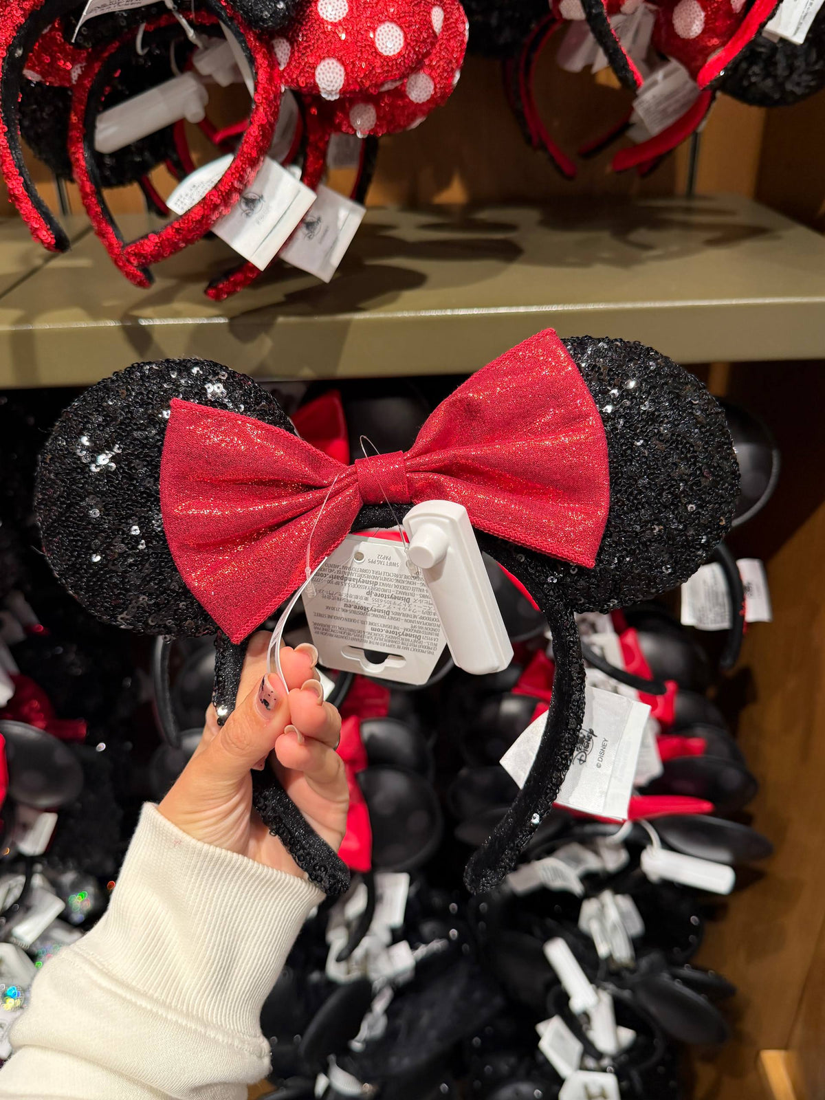 Accesorio de Pelo Minnie Orejitas con Brillo