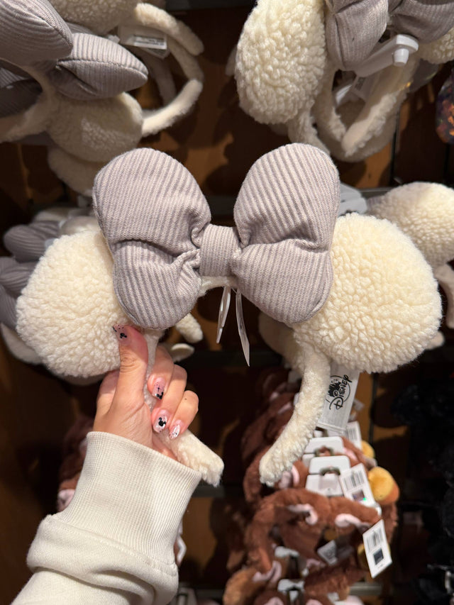 Accesorio de pelo Orejitas Minnie con Lazo Beige