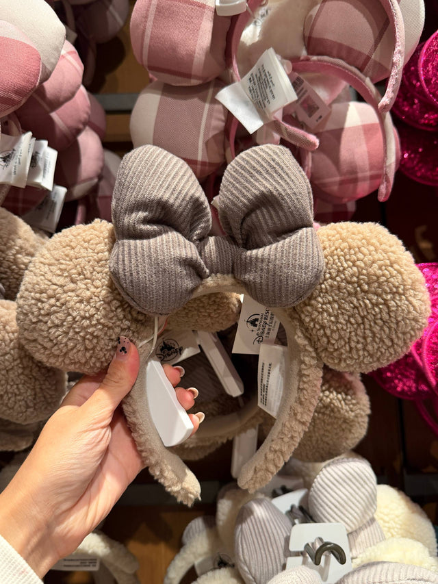 Accesorio de Pelo Minnie con Lazo Gris