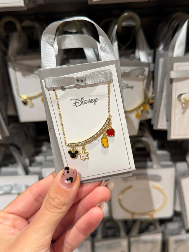 Collar Mickey con Dijes Dorados