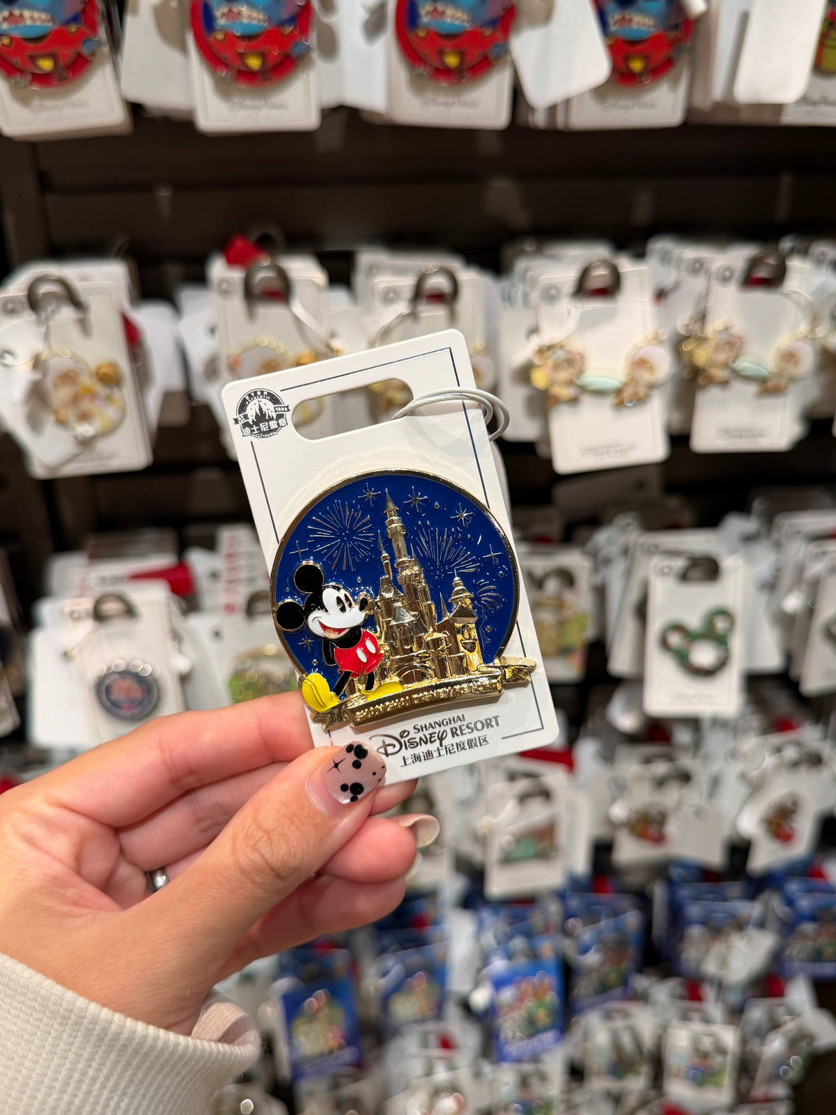 Pin Mickey Mouse Castillo Shanghai Disney Resort