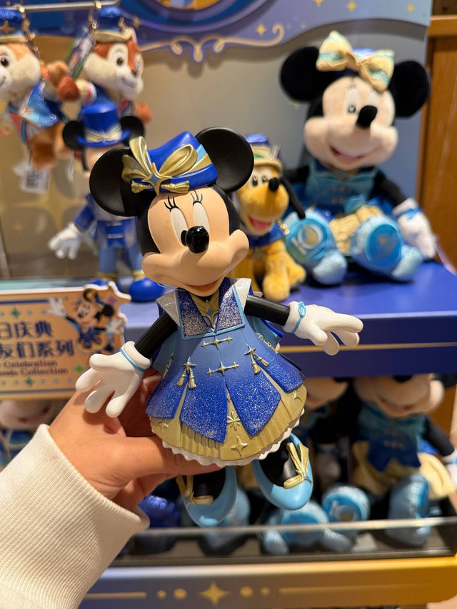 Figura Minnie Mouse 10th Aniversario Vestido Azul