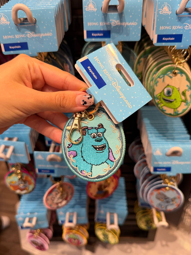 Llavero Sully Bordado Hong Kong Disneyland