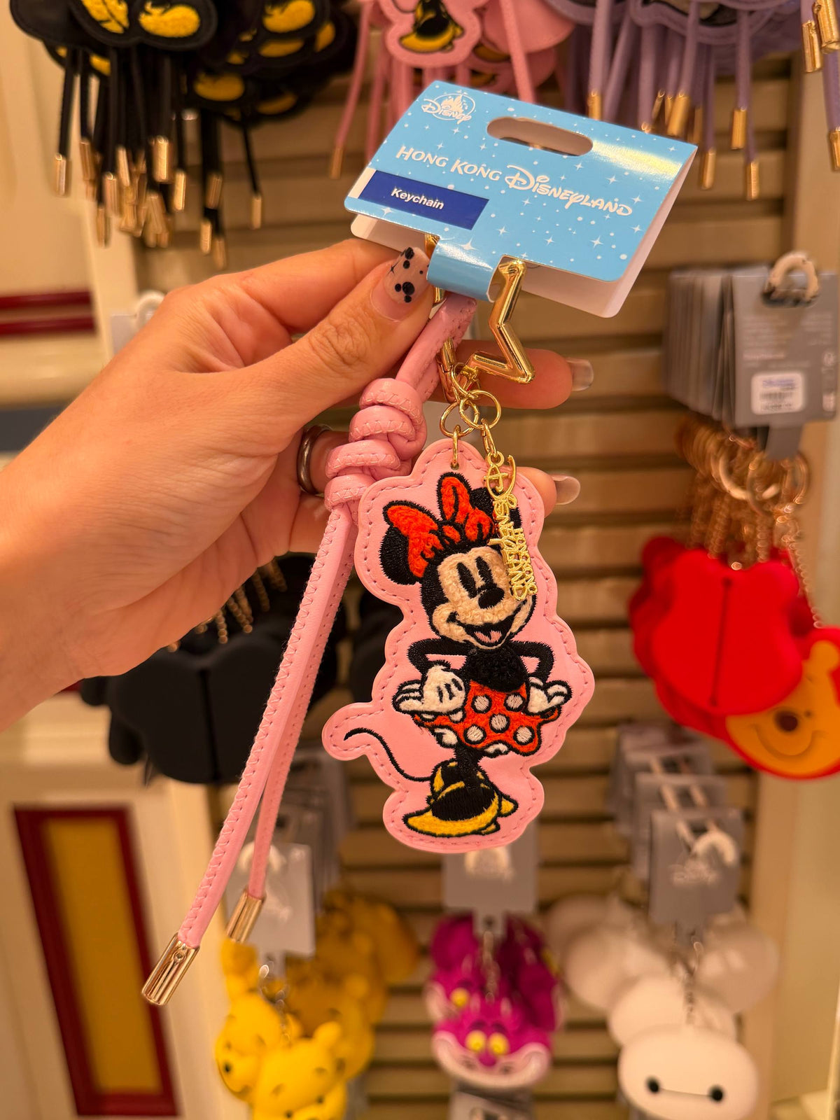 Llavero Minnie Rosado Disney Hong Kong
