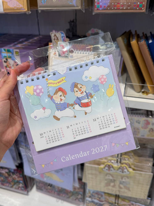 Calendario de Escritorio 2027 Chip y Dale