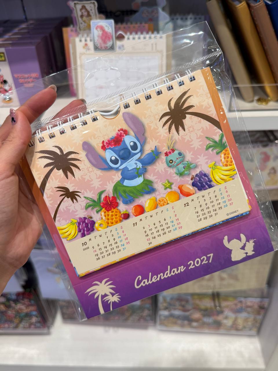 Calendario de Escritorio Stitch 2027