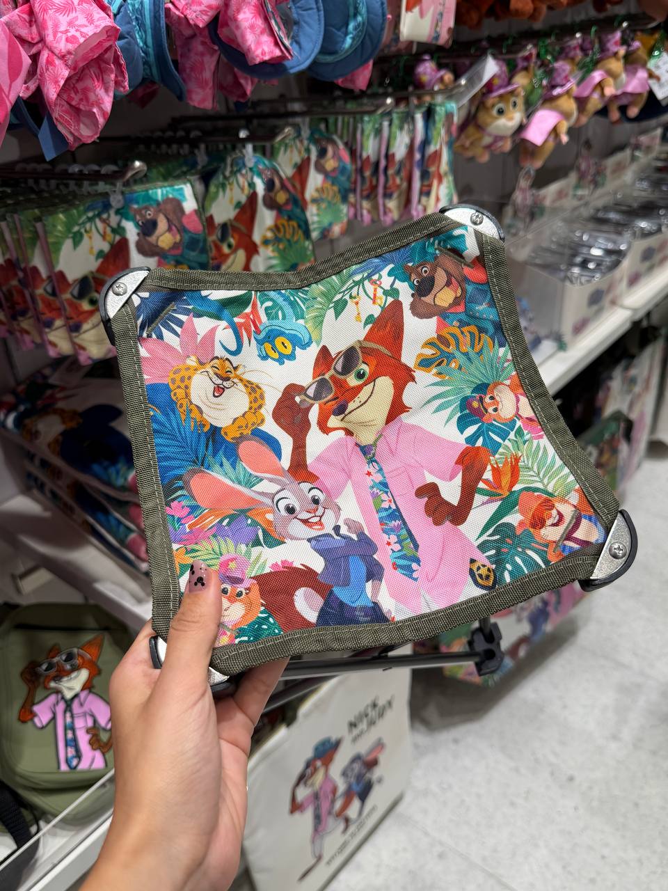 Silla Portátil Zootopia Diseño Tropical