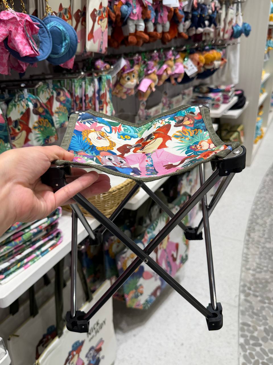 Silla Portátil Zootopia Diseño Tropical