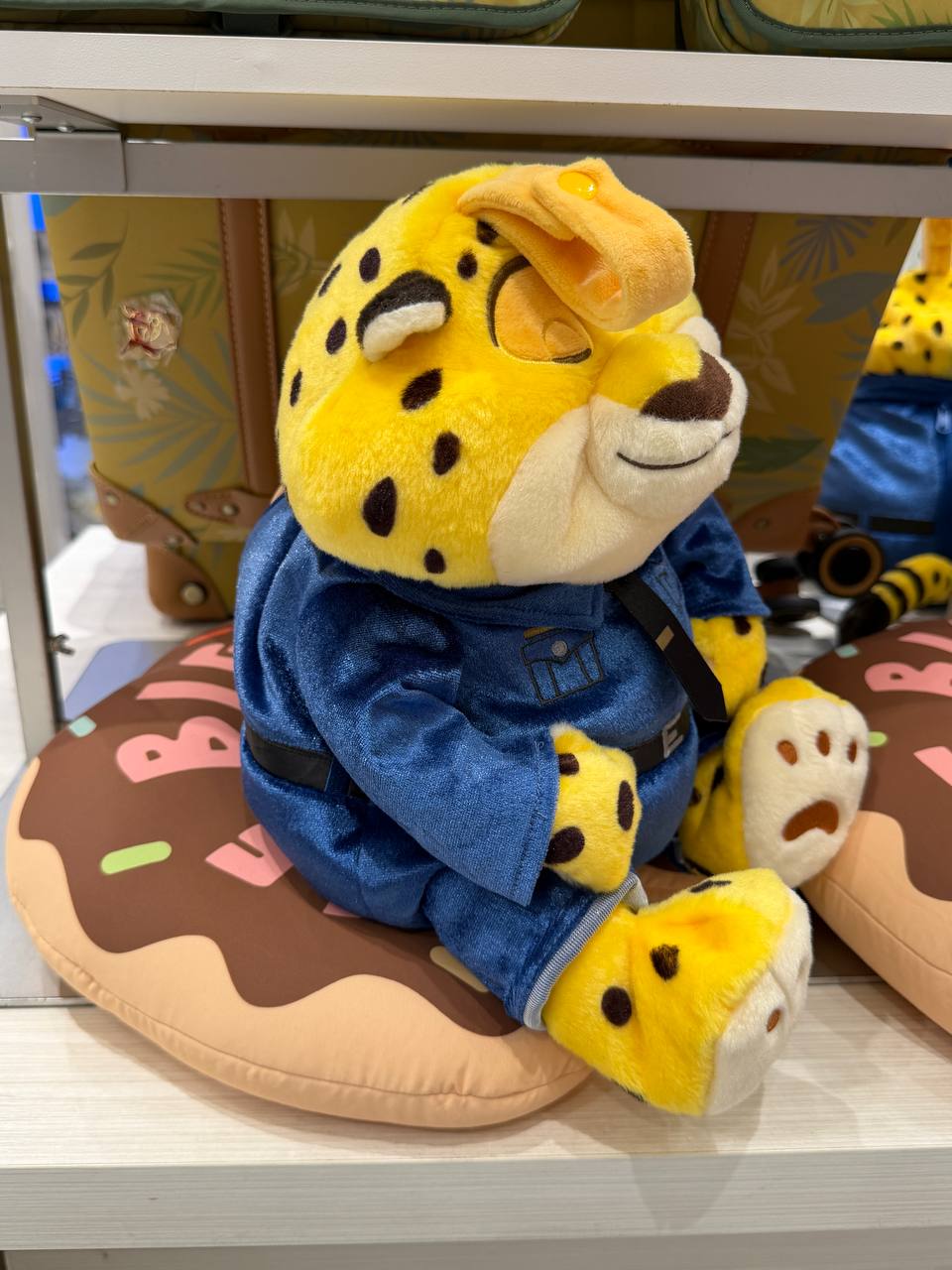 Peluche Leopardo 2 en 1 con Cojín de Viaje