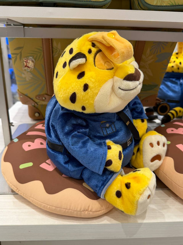 Peluche Leopardo 2 en 1 con Cojín de Viaje