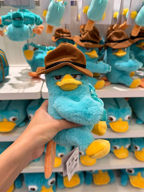 Peluche Agarrador Perry con Sombrero