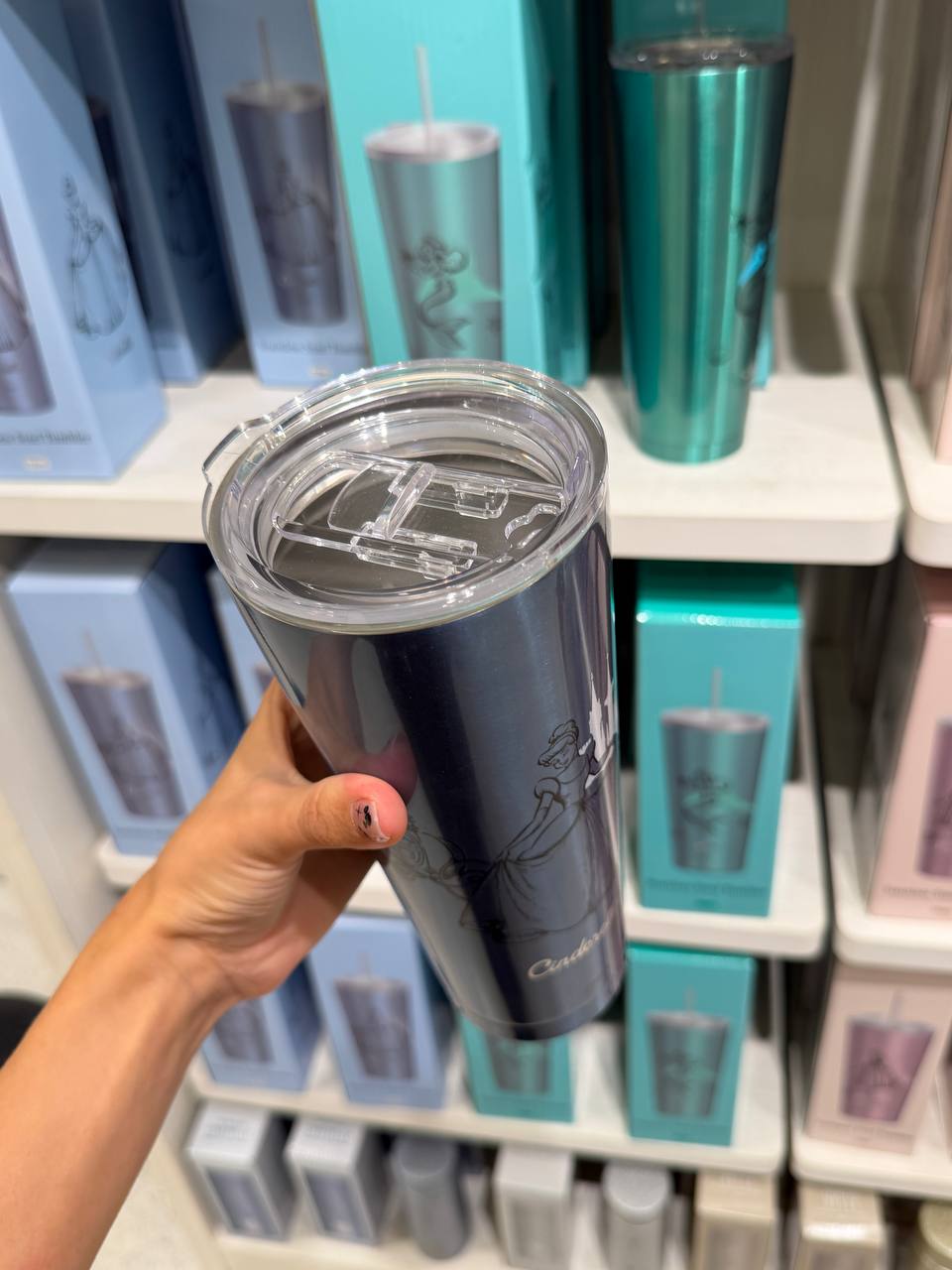Vaso térmico Cenicienta con tapa