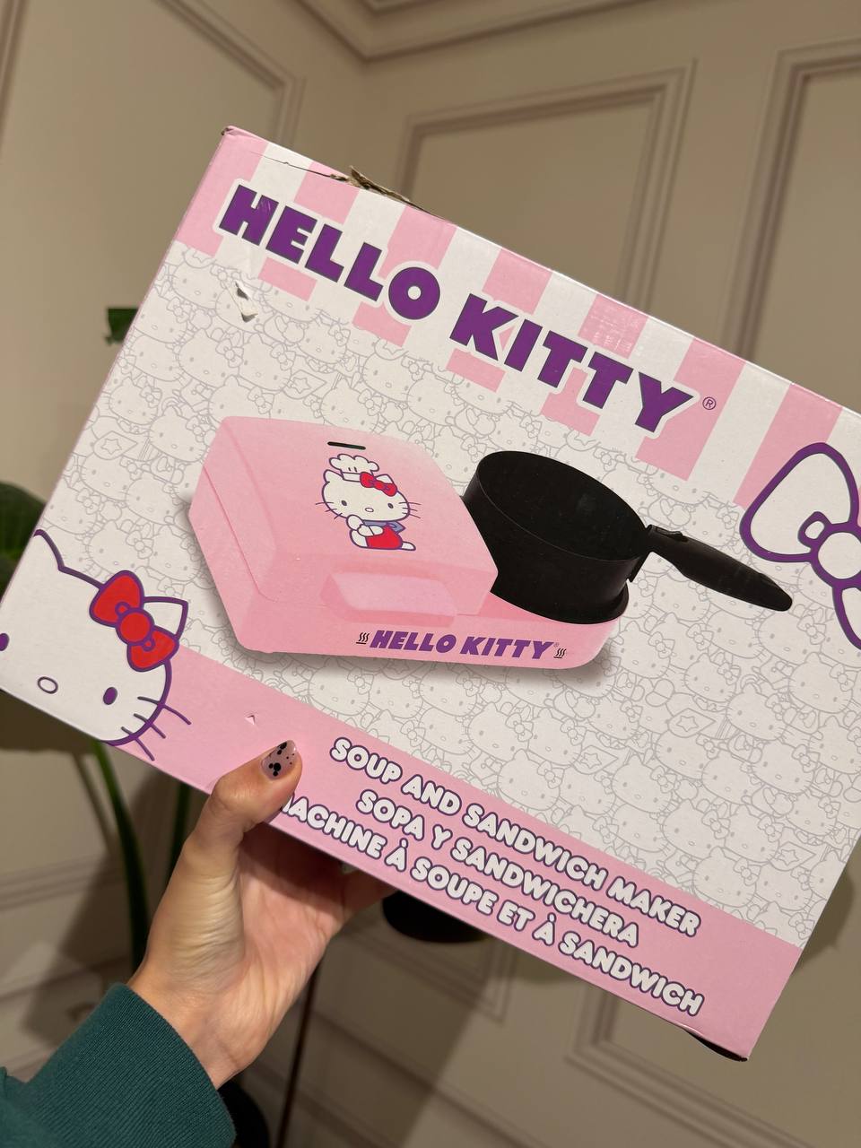 Sandwichera Hello Kitty Rosada