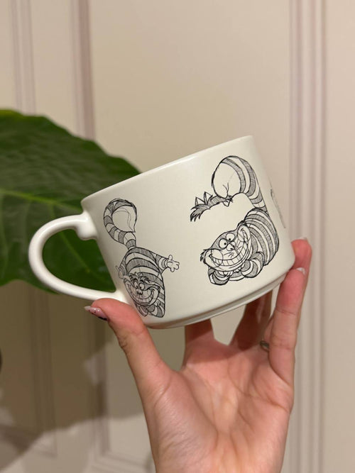 Tazón Gato de Cheshire Ilustrado