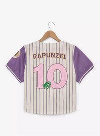 Polera Rapunzel Princess Rayas Moradas