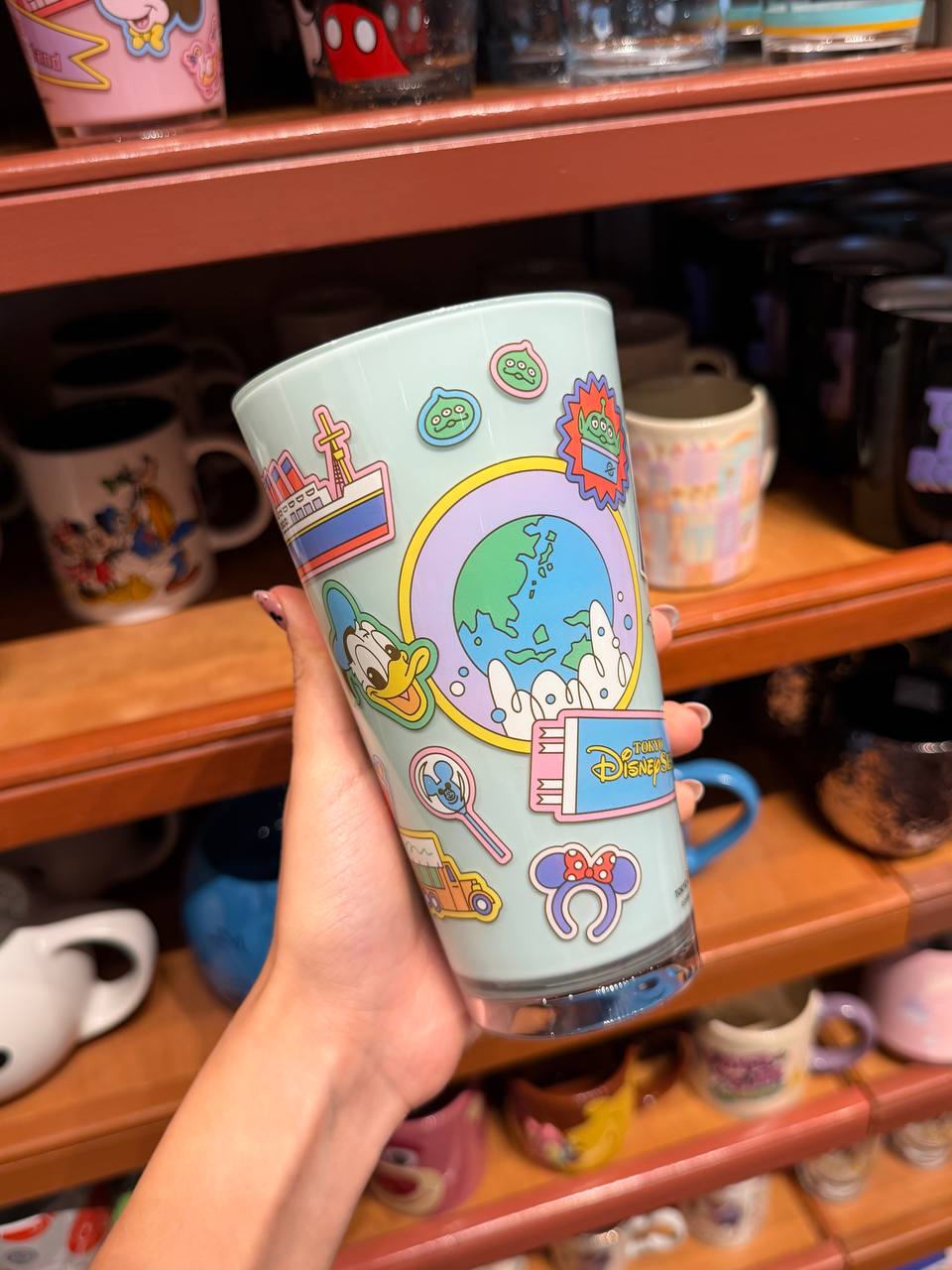 Vaso Donald Duck Diseño de Viaje Disney Tokyo