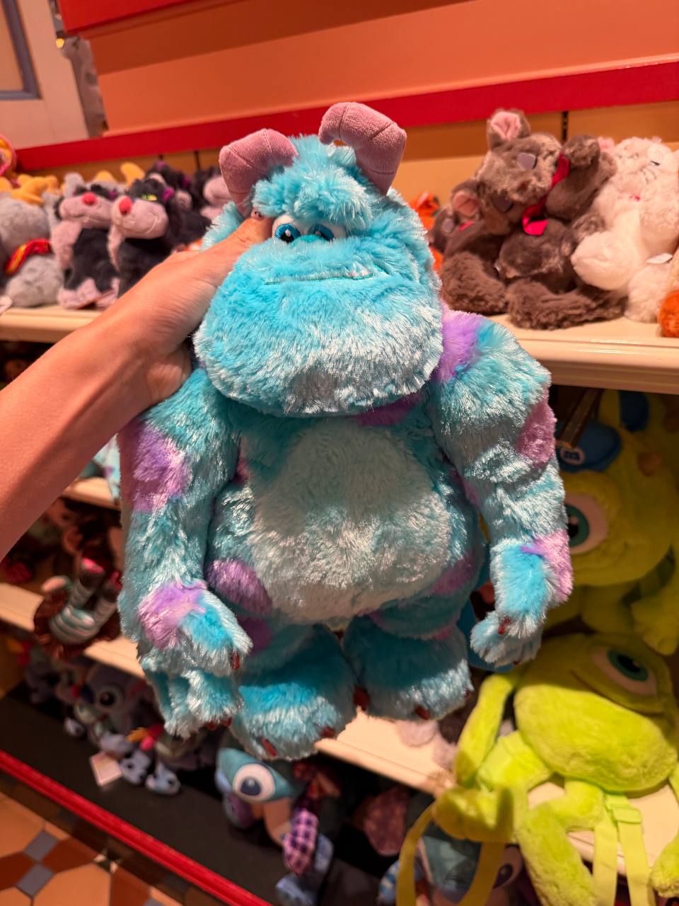 Mochila Sullyvan Azul con Manchas Moradas
