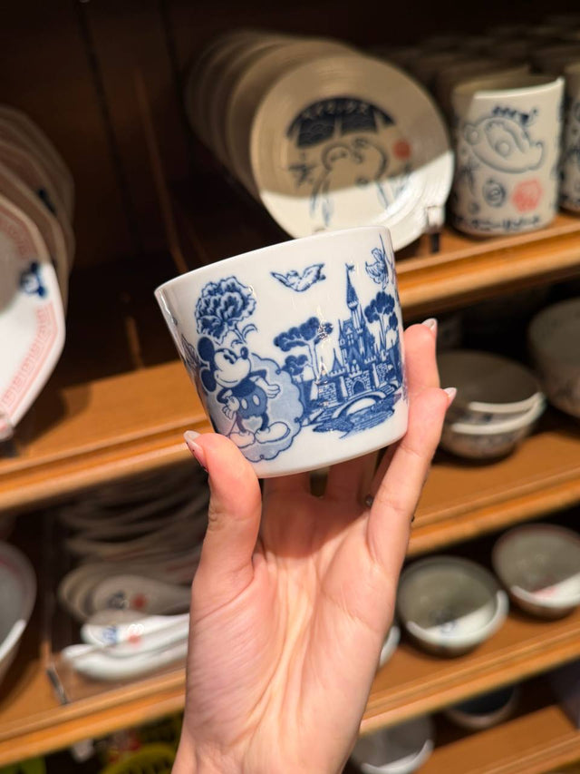 Taza Mickey Azul y Blanca Disney