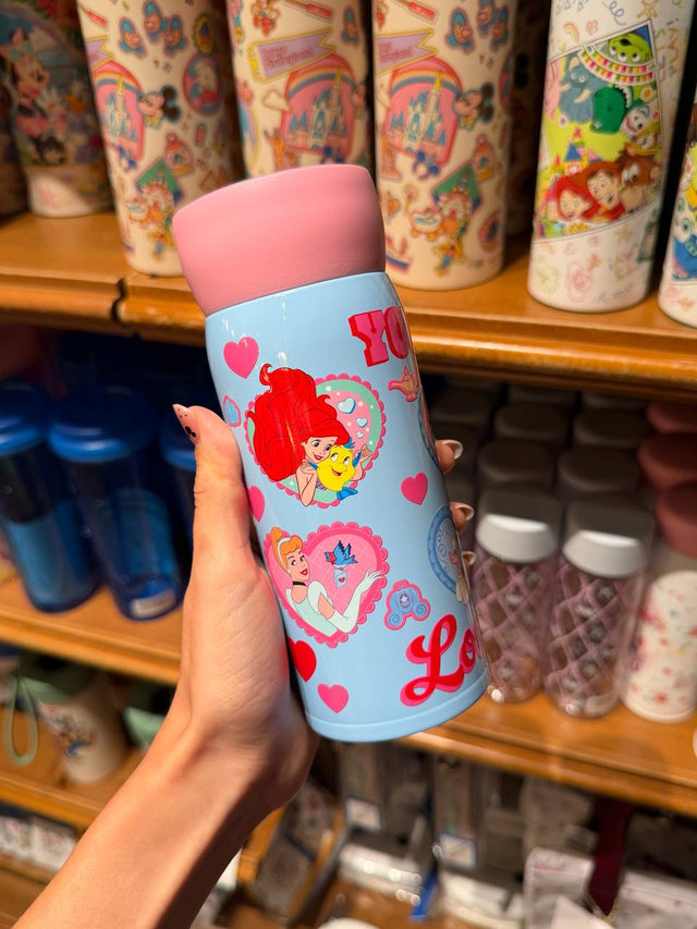 Botella Térmica Princesas Disney Ariel y Cenicienta