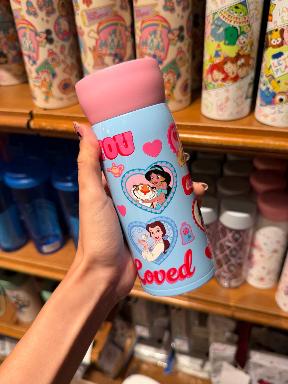 Botella Térmica Princesas Disney Ariel y Cenicienta