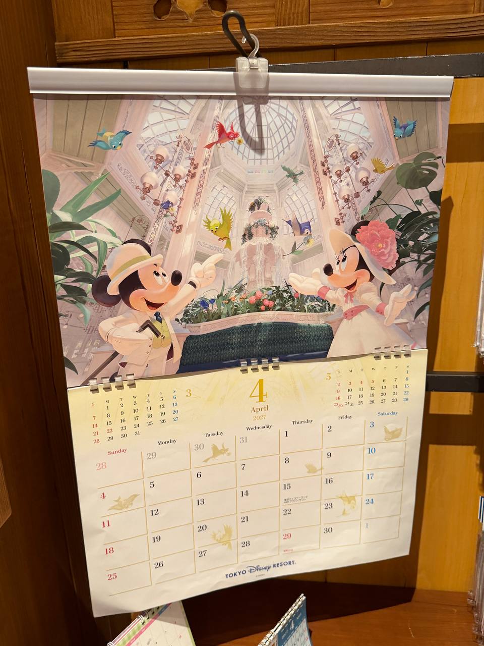 Calendario de Pared Mickey y Minnie Disney 2027