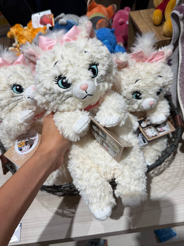 Peluche Marie con Moño Rosado