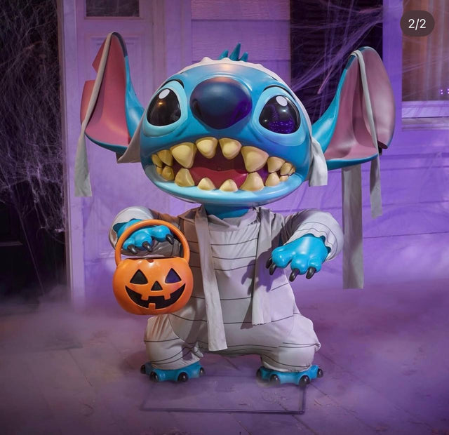 Figura Stitch Animatrónico 2 en 1 Navidad y Halloween