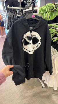 Polerón Jack Skellington Negro con Cierre