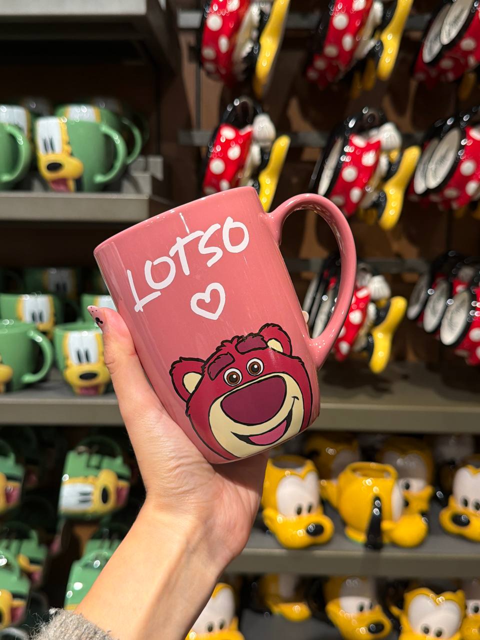 Tazón Lotso Rosado con Corazón
