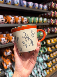 Tazón Goofy con Borde Naranjo