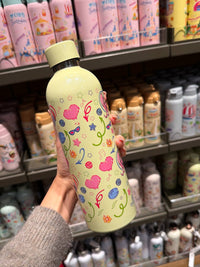 Botella Térmica Stitch y Angel Amarilla