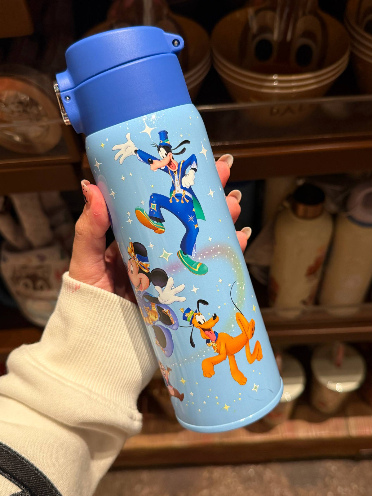Botella Goofy y Mickey 10th Aniversario Shanghai