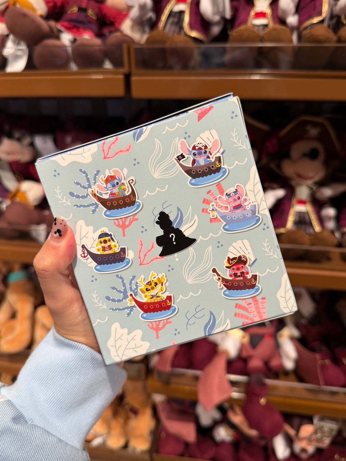 Figura Stitch Pirata en Barco