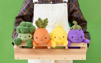 Peluche de apoyo Funbaruz, verduras (Regular)