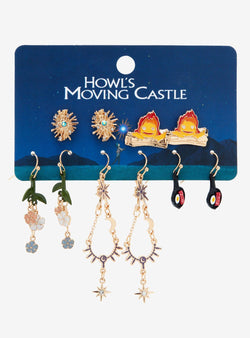 Set de Aros Howl's Moving Castle Icons - Studio Ghibli