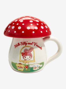 Tazón con Tapa Hello Kitty & Friends Mushroom - Sanrio