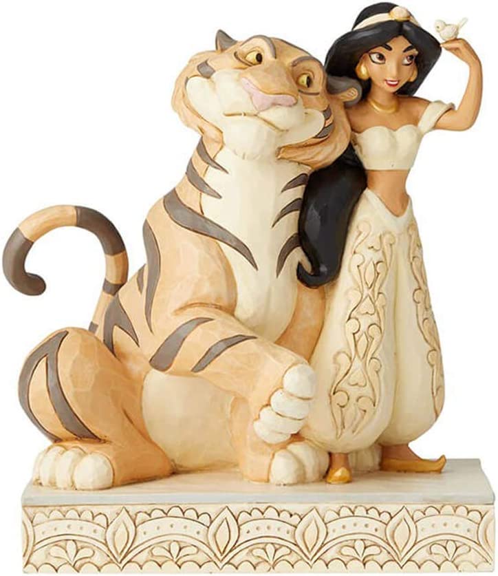 Figura de Resina Disney - Jasmine & Rajah Aladdin