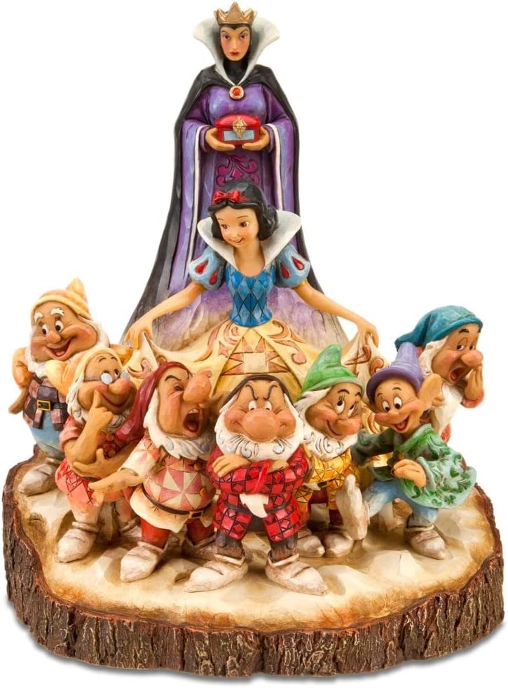 Figura de Resina Disney - Blancanieves y Los Siete Enanitos